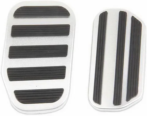 Vista 6 de Fundas de pedal de gas para Ford F-150 2021 2022 con f150 2023 2024, pastillas de pedal de freno de acelerador, accesorios de aluminio inoxidable