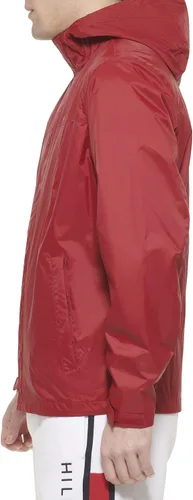 Vista 3 de Tommy Hilfiger Chaqueta impermeable con capucha, transpirable, ligera, para hombre