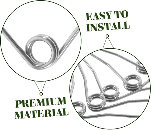 Vista 3 de 10pcs Hardware Spring Set Pruner Spring Reemplazo Pequeño para Tijeras de Podar Jardín