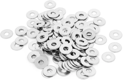 Vista 17 de uxcell Arandela plana sellada de acero inoxidable M1.0.236 x 0.012 in para tornillo de perno 100Pcs