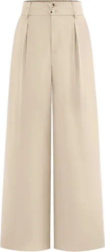 Vista 23 de BTFBM Pantalones de vestir de pierna ancha para mujer, trajes casuales de Negro