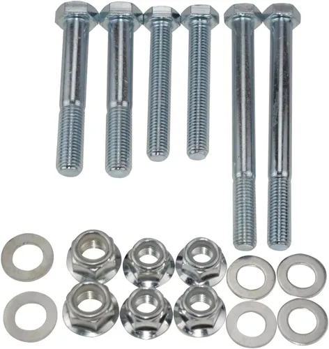 Vista 5 de Kit de tornillos de leva y accesorios de brazos de control delantero compatible con Dodge Ram 4x4 1500, 2500 y 3500 Truck 2003-2009