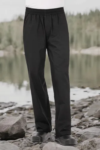 Vista 7 de Pantalones de chef holgados de Chef Works BBLW, ligeros, para hombre