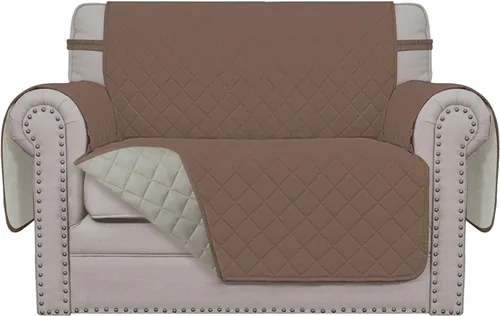 Vista 183 de Easy-Going - Funda reversible para sofá, resistente al agua, con varillas de espuma y correas elásticas, protector de muebles para mascotas y perros