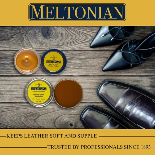 Vista 7 de Meltonian Betún en Crema para Zapatos, Betún para Botas, Betún para Zapatos de Cuero a Base de Aceite con Cera de Abejas, Restaura y Protege, Más