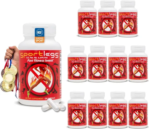 Vista 10 de SPORTLEGS Fast Fitness Boost Pre Workout para hombres y mujeres, suplemento de ácido láctico, combustible de resistencia deportiva, suplementos