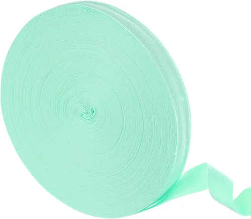 Vista 10 de uxcell Cinta de sarga de algodón de 50 yardas, cinta de espiga de 3/8 pulgadas para coser ropa, manualidades (azul)