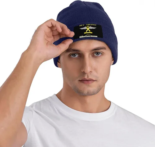 Vista 7 de Beanie Hat Unisex Stretchy Hat Soft Warmth Knit Hat Cap for Men & Women
