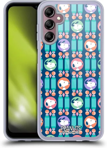Vista 95 de Head Case Designs Snoopy Deco Dreams - Funda de gel con licencia oficial de Peanuts Blue Pattern [protección de grado militar] compatible con Google
