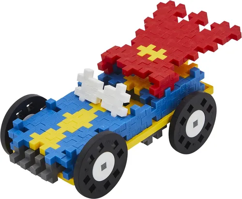 Vista 7 de PLUS PLUS - Tubo de coches de color - Hero - 200 piezas, tallo de construcción de construcción/juguete de vapor, mini bloques de rompecabezas Héroe