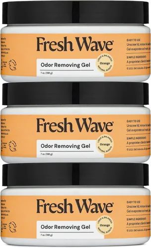 Vista 26 de Fresh Wave Gel eliminador de olores de lavanda, 7 onzas, paquete de 3, absorbentes de olores más seguros para el hogar, eliminador de olores natural
