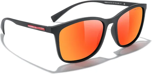 Vista 6 de MERRY'S Lentes de sol polarizados cuadrados para hombres y mujeres, ultraligeros, para conducir, pesca, golf, UV400 S8668