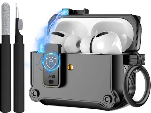 Vista 41 de Maxjoy Funda para AirPods Pro 3 (2025), funda protectora rígida compatible con Airpods Pro de 3ª generación con kit de limpiador de llavero