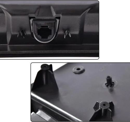 Vista 7 de CNNELL Manija de puerta de carga trasera y soporte de placa de matrícula compatible con Ford Van E150 E250 E350 1992-2007