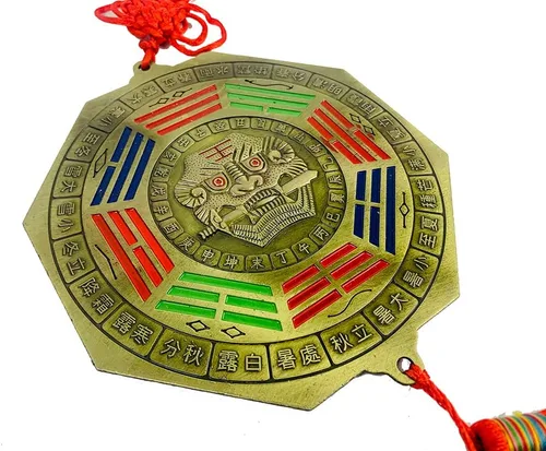 Vista 3 de Nuevo espejo chino de Feng Shui Bagua de 12 zodiacos de gran