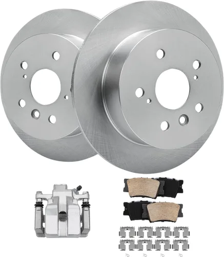 Vista 26 de Detroit Axle - 4 rotores de freno para Ford 1994-2004 Mustang, rotores de freno de disco delanteros y traseros 1995 1996 1997 1998 1999 2000 2001