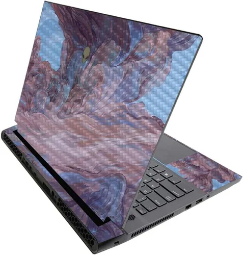 Vista 534 de MightySkins - Skin brillante con purpurina para Alienware M17 R3 (2020) y M17 R4 (2021) - Diversión de los años 90 Acabado duradero con purpurina
