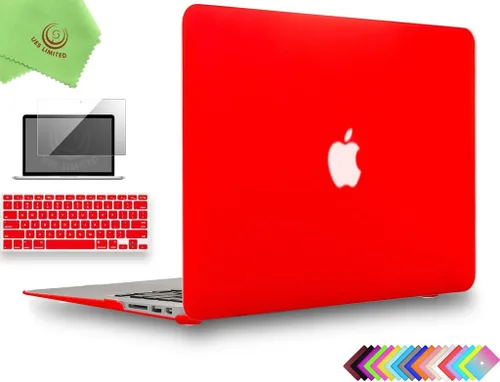 Vista 13 de UESWILL Funda rígida mate 3 en 1 compatible con MacBook de 12 pulgadas con pantalla Retina modelo A1534 + funda de teclado y protector de pantalla