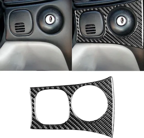 Vista 20 de NVCNX Real Premium - Cubierta de fibra de carbono para puerta de automóvil, pilar A, salida de aire, cubierta interior compatible con Chevrolet