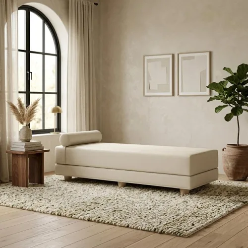 Vista 18 de Jaxx Alon Daybed - Tumbona plegable con colchón de espuma viscoelástica de primera calidad, tamaño Queen, fabricado en los Estados Unidos