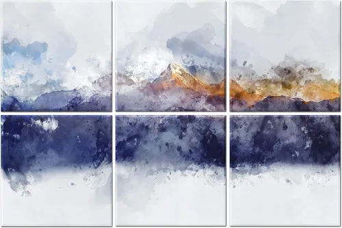 Vista 19 de Paquete de 6 paneles de pared acústicos artísticos decorativos, mejor tratamiento acústico que la espuma, paneles de pared de alta calidad
