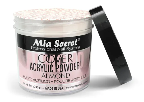 Vista 5 de Mia Secret Polvo acrílico Cubierta Almendra 8 oz.