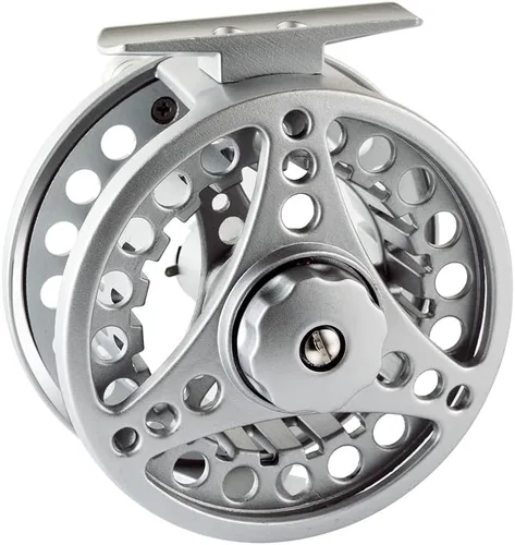 Vista 7 de Carrete de mosca (1/2WT 3/4WT 5/6WT 7/8WT) con línea Combo de aleación de aluminio Arbor grande Carretes de pesca con mosca Peso adelante Línea