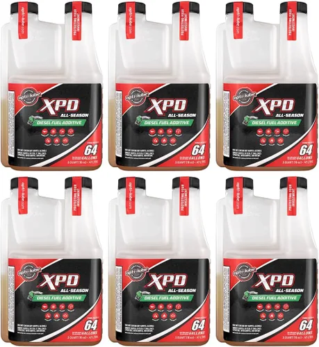 Vista 8 de Opti-Lube XPD - Aditivo de combustible diésel para todas las estaciones, botella dosificadora de 16 onzas, paquete de 4