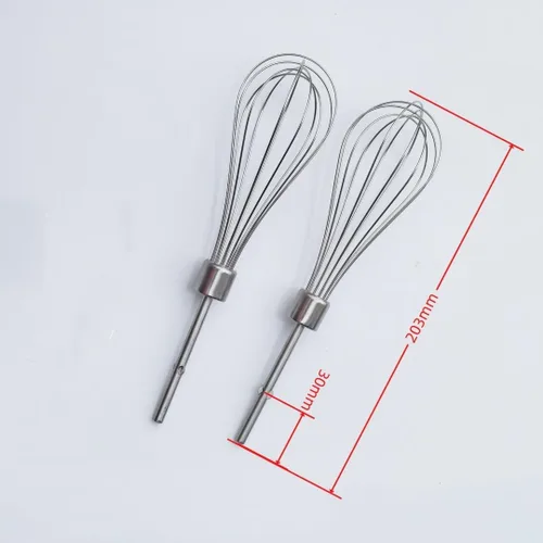 Vista 2 de W10720799 - Batidor de huevos de acero inoxidable, accesorios para batidor de mano para KitchenAid, compatible con KHMPW, KHM512BM KHM2B, AP5644233