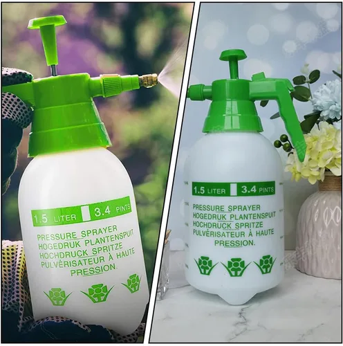 Vista 5 de VANZACK Pulverizador neumático para rociador de agua de manchas, botella rociadora de mano, rociador de jardín, botella de rociador de césped