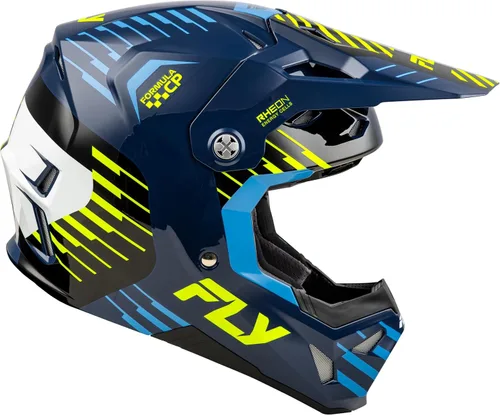 Vista 14 de Casco de motocicleta todoterreno Fly Racing Adult Formula CP Slice MX ATV, aprobado por DOT/FMVSS 218