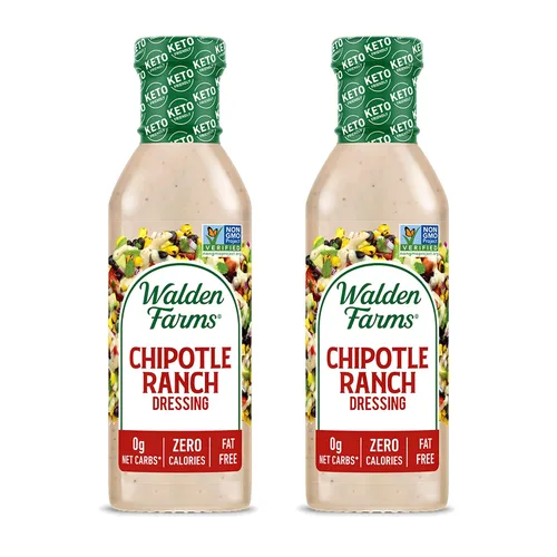 Vista 38 de Walden Farms Vinagreta balsámica de pera y blanca, sin calorías, sin gluten, baja en carbohidratos, apta para dieta cetogénica, vegana, sin azúcar