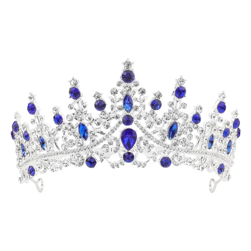 Vista 17 de COCIDE Tiaras para mujeres y niñas, Cristal Diamante falso, Cristal