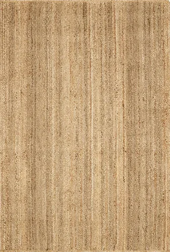 Vista 10 de Hauteloom Aphrodite JModern - Alfombra tejida a mano de yute de fibra natural, alfombra geométrica contemporánea a cuadros para sala de estar, Crema