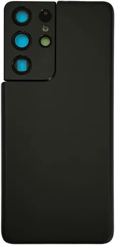 Vista 4 de S21 Ultra Back Glass Replacement Galaxy S21 Ultra - Cubierta de cristal trasera con carcasa trasera marco de cámara para Samsung S21 Ultra Back