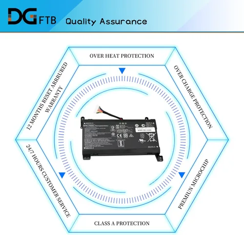 Vista 6 de FM08 - Batería para portátil de 16 pines compatible con HP Omen 17-AN013TX AN014TX AN014NG AN012DX 922752-421 922753-421 922976-855 922977-855