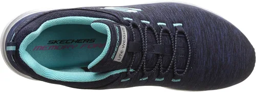 Vista 5 de Skechers moda ajuste hasta un nivel de mujeres resbalón en zapatillas