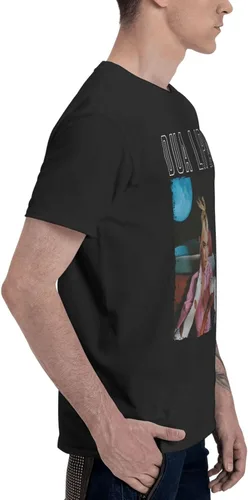 Vista 3 de Camiseta de algodón de manga corta con cuello redondo para hombre de los años 80 y 90