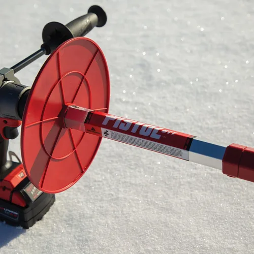Vista 5 de Eskimo 35400 Broca de pistola de 6" Taladro Adaptativo para Hielo Broca Pesa Solo 1.45 Kilogramos, Vuelve a perforar agujeros viejos fácilmente