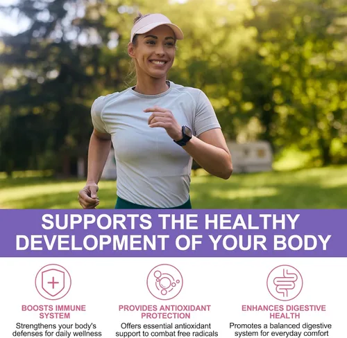 Vista 5 de Probióticos vaginales para mujeres, Gomitas femeninas de Vital Source, equilibrio de pH para mujeres, Gomitas premium de equilibrio femenino