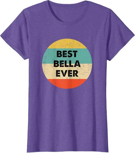 Vista 26 de Bella Name - Camiseta, Negro, S