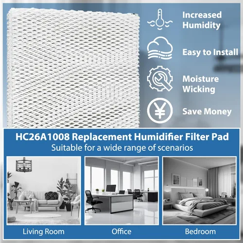 Vista 7 de MaxLLTo Filtro humidificador de repuesto compatible con Bryant HUMBBLBP2217 HUMBBLBP2317 HUMBALBP2317 HUMBBLBP2417 HUMBALBP2417 HUMBBLFP1218