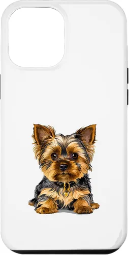 Vista 25 de Adorable Yorkshire Yorkie Terrier Puppy Yorky Funda para iPhone 16
