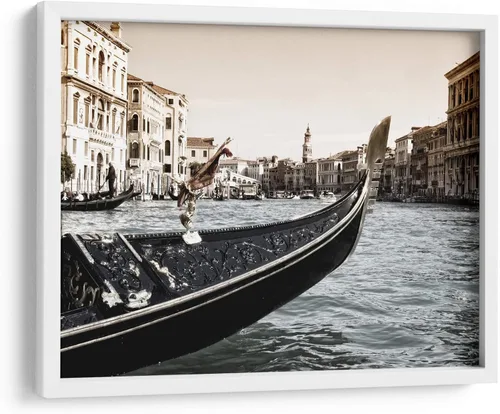 Vista 12 de Canvas Lab Venice 1 by Ariadne Contreras 15 x 11 in Fine Art Framed Print, Frame Color: Black, With Mat