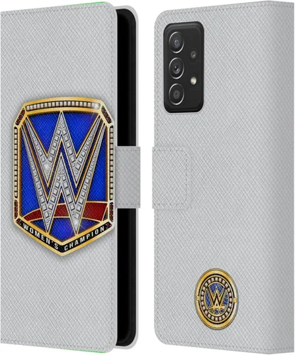 Vista 309 de Head Case Designs Officially Licensed WWE Cruiserweight Champion Title Belts Leather Wallet Case Compatible with Samsung Galaxy A07 4G Campeón