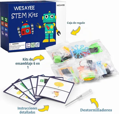 Vista 2 de STEM Toys Kits de ciencia para niños, robótica, regalos de cumpleaños