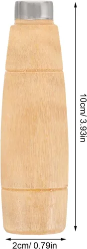 Vista 4 de Angoily Mango de madera de repuesto para mango de haya, mango antiguo de madera maciza, mango de madera, accesorios de mango de cocina