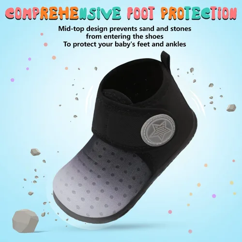 Vista 3 de JOINFREE Zapatillas para bebés y niñas, transpirables, zapatos antideslizantes para el primer camino, zapatos de cuna para interiores y exteriores