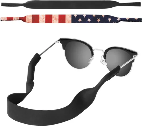 Vista 6 de MoKo - Retenedor de gafas de neopreno 2 unidades con organizador de gafas de sol con 5 ranuras