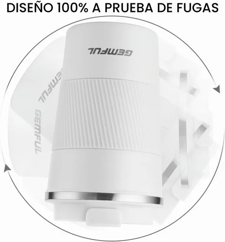 Vista 3 de GEMFUL Tazas de café de viaje de 13 onzas, juego de acero inoxidable 2 unidades-13 oz